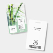 Professioneel gepersonaliseerde beveiligingsfotoka badge (Voor- en achterkant)