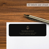 Professioneel Gerechtigheid Schaal Terugkeeradresl Etiket