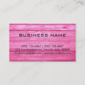 Professioneel getextureerd monogram visitekaartje (Achterkant)