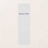 Professioneel gevouwen Visitekaartje (Binnenkant ongevouwen)