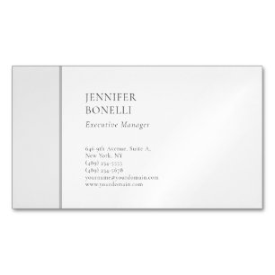Professioneel gewoon minimalistisch modern trendy  magnetisch visitekaartje