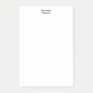 Professioneel Gewoon Modern Minimalistisch Wit Post-it® Notes