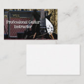 Professioneel Gitaarinstructeur Visitekaartje (Voorkant / Achterkant)