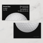 Professioneel Golf Thema Visitekaartje (Voorkant / Achterkant)