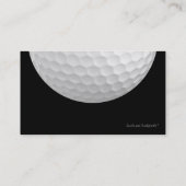 Professioneel Golf Thema Visitekaartje (Achterkant)
