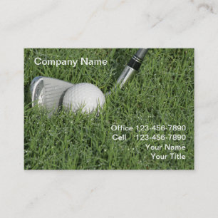 Professioneel Golf Thema Visitekaartje