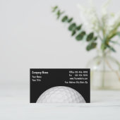 Professioneel Golfthema Visitekaartje (Staand voorkant)