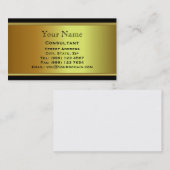 Professioneel goud visitekaartje (Voorkant / Achterkant)