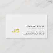 Professioneel goudvormig design visitekaartje (Voorkant)