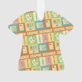 Professioneel grafisch ontwerp voor ontwerper ornament (achterkant)