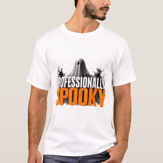 👻 Professioneel Griezelige Grappige Halloween Cit T-shirt (Voorkant)