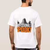👻 Professioneel Griezelige Grappige Halloween Cit T-shirt (Achterkant)