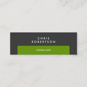 Professioneel, grijs, dunne streep Visitekaartje