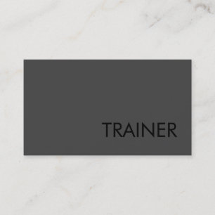 Professioneel grijs fitness Visitekaartje