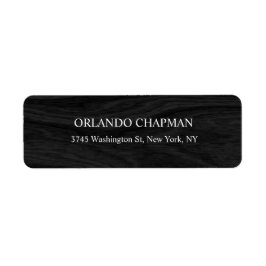 Professioneel Grijs Houten Ontwerp Moderne Duideli Etiket