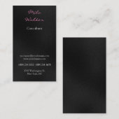 Professioneel grijs kleurenhandschrift Uniek Visitekaartje (Voorkant / Achterkant)