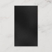 Professioneel grijs kleurenhandschrift Uniek Visitekaartje (Achterkant)