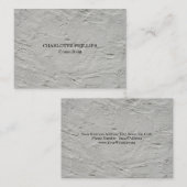 Professioneel grijs muurschilderij visitekaartje (Voorkant / Achterkant)