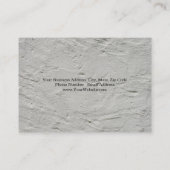 Professioneel grijs muurschilderij visitekaartje (Achterkant)