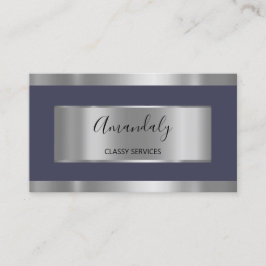 Professioneel, grijs, rokerblauw visitekaartje