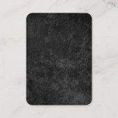 Professioneel grijs roodbruin visitekaartje (Achterkant)