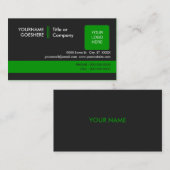 professioneel groen 2 visitekaartje (Voorkant / Achterkant)