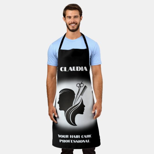 Professioneel Haar Styling Schort (Gedragen)