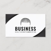 Professioneel haargebonden Tattoo Scalp Micropigme Visitekaartje (Voorkant)