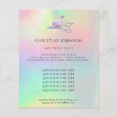 professioneel hair stylist flyer (Voorkant)