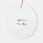 Professioneel handschrift en moderne tekst toevoeg keramisch ornament (Links)