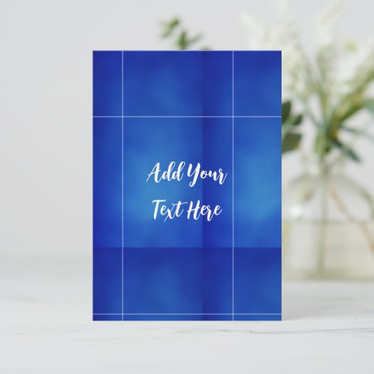 Professioneel handschrift tekst toevoegen modern b bedankkaart (Staand voorkant)