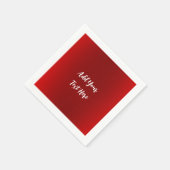 Professioneel handschrift tekst toevoegen modern r servet (Hoek)