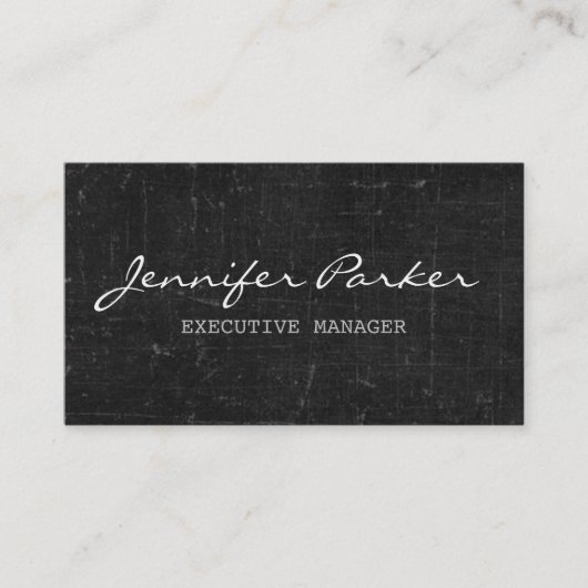 Professioneel handschrift visitekaartje (Voorkant)