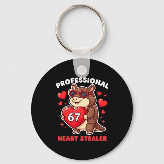 Professioneel Hartendief Valentijn 67 Meme 6 7  Sleutelhanger (Voorkant)