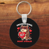 Professioneel Hartendief Valentijn 67 Meme 6 7  Sleutelhanger (Voorkant)