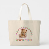 Professioneel Hondtor Grote Tote Bag (Achterkant)