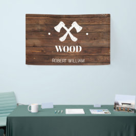 Professioneel Houtbewerker | Donkere Houten Timmer Spandoek