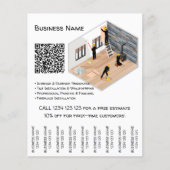 Professioneel Huisrenovatie met Afscheurtabbladen Flyer (Voorkant)