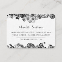 Professioneel Huwelijksplanner Elegant Zwart & Wit