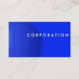 Professioneel in de blauwe sfeer visitekaartje