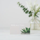Professioneel in de gezondheidszorg - Groen Plant Visitekaartje (Staand voorkant)