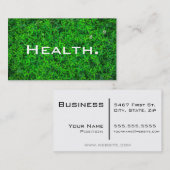 Professioneel in de gezondheidszorg - Persoonlijke Visitekaartje (Voorkant / Achterkant)