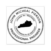 Professioneel ingenieur Kentucky Zelfinktende Stempel (Design)