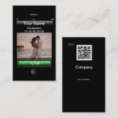 Professioneel iPhone-ontwerp Visitekaartje (Voorkant / Achterkant)