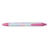Professioneel Irideerend Opal Stijlvol Monogram Lo Zwarte Inkt Pen (Achterkant)