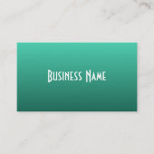 Professioneel Jade Groen Visitekaartje (Voorkant)