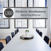 Professioneel Kantoor deurteken SIlver Naam Bord Deurbordje