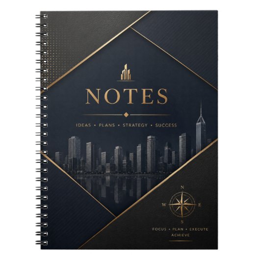 Professioneel kantoorschrift notitieboek (Voorkant)