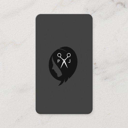 Professioneel Kapper Visitekaartje (Voorkant)