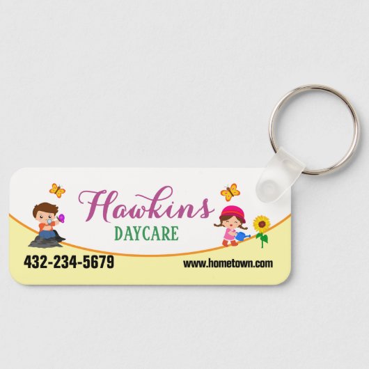 Professioneel kinderdagverblijf sleutelhanger (Voorkant)